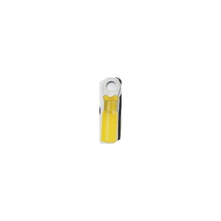 Ancor Marine Grade Heat Shrink Ring Terminals, 5/16 Fastener, 12-10 Wire, Yellow, 100/Pk 312599